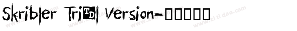 Skribler Trial Version字体转换